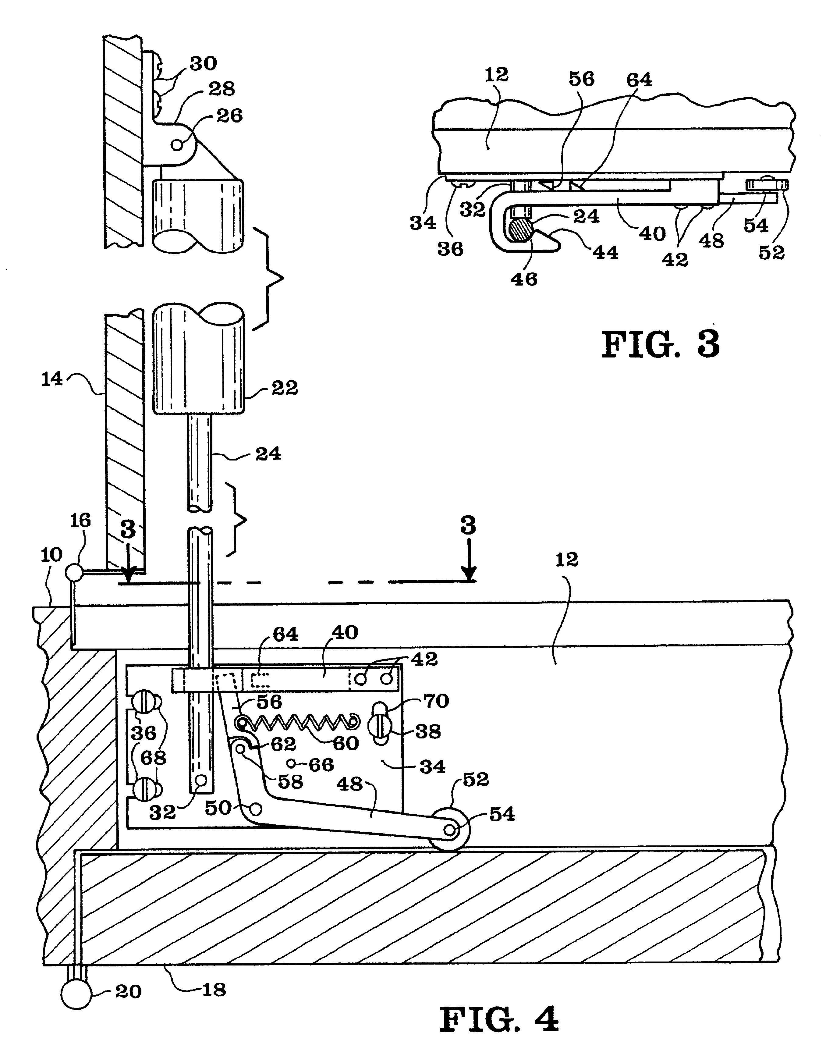 Door hold open and controlled release mechanism