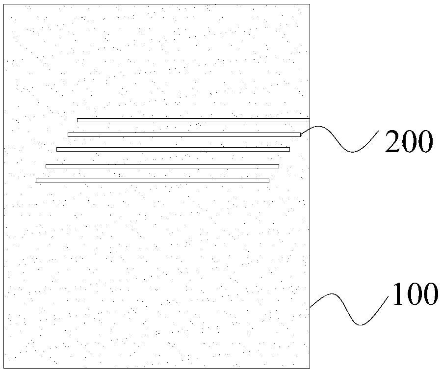 Iron part, display device and stamping die for preparing iron part