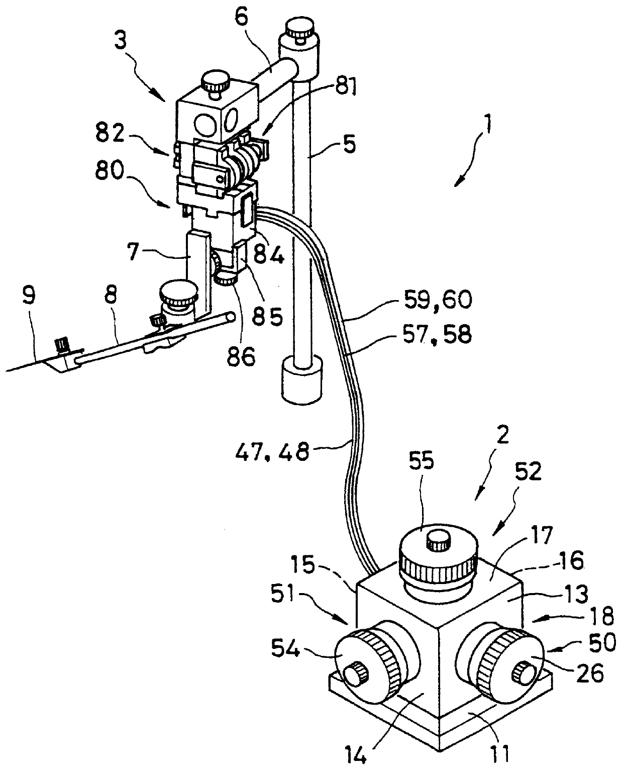 Hydraulically-operated micromanipulator apparatus