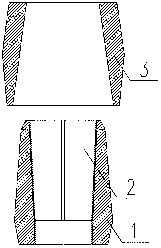 Extruded steel bar straight thread connecting sleeve