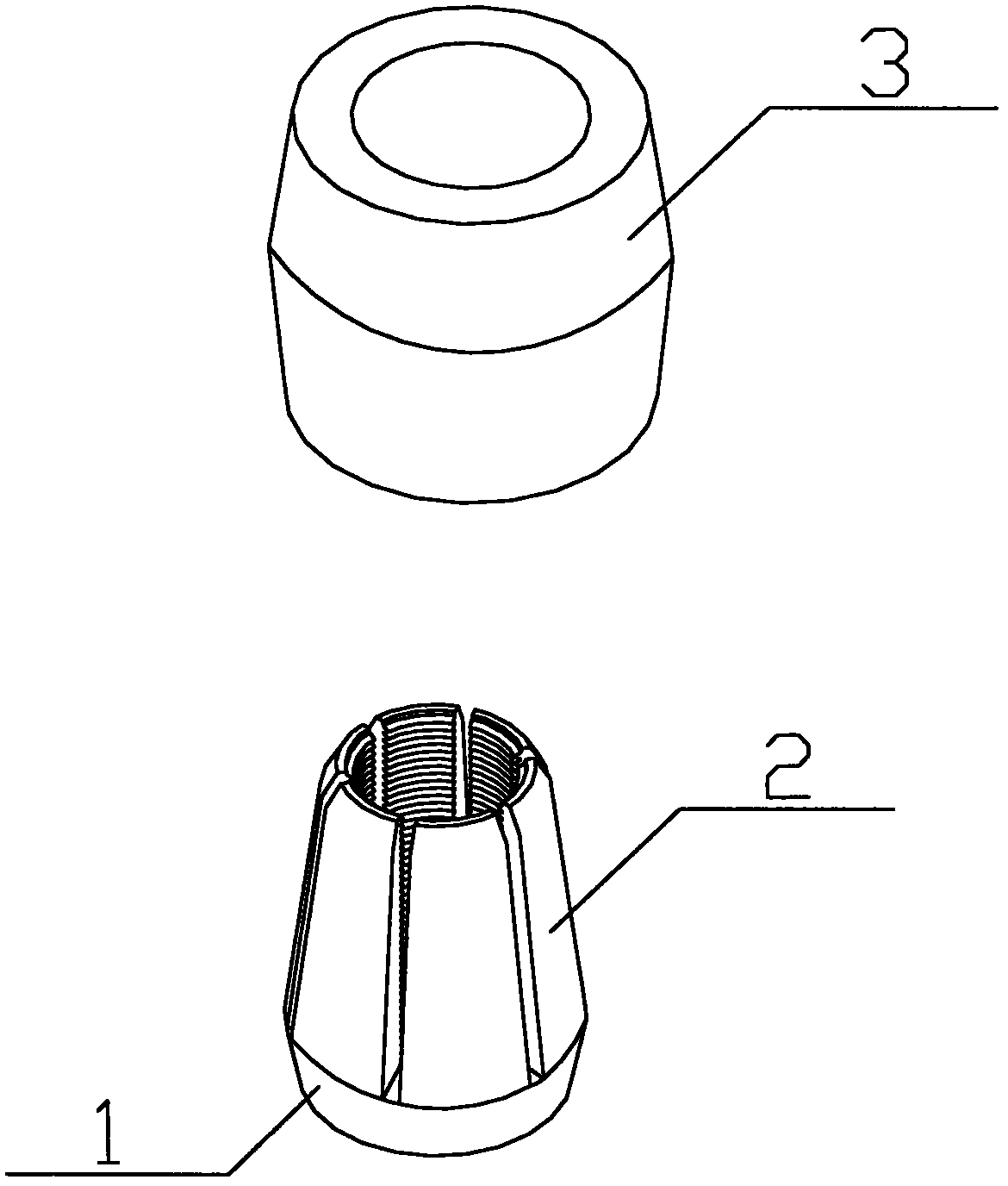 Extruded steel bar straight thread connecting sleeve