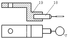 Device and method for manufacturing large-length-diameter-ratio nanoscale shafts