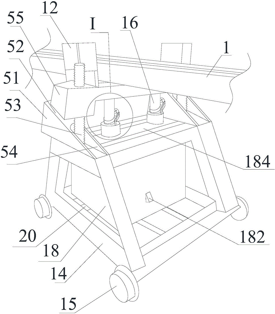 Feeding clamping double-lifting device