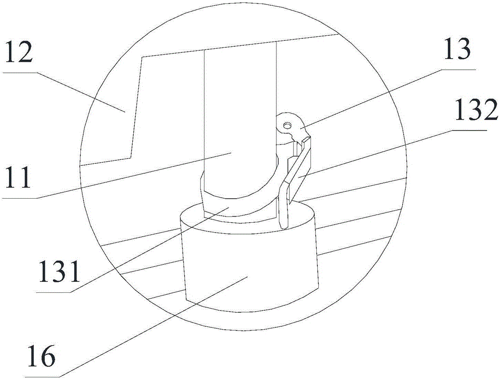 Feeding clamping double-lifting device