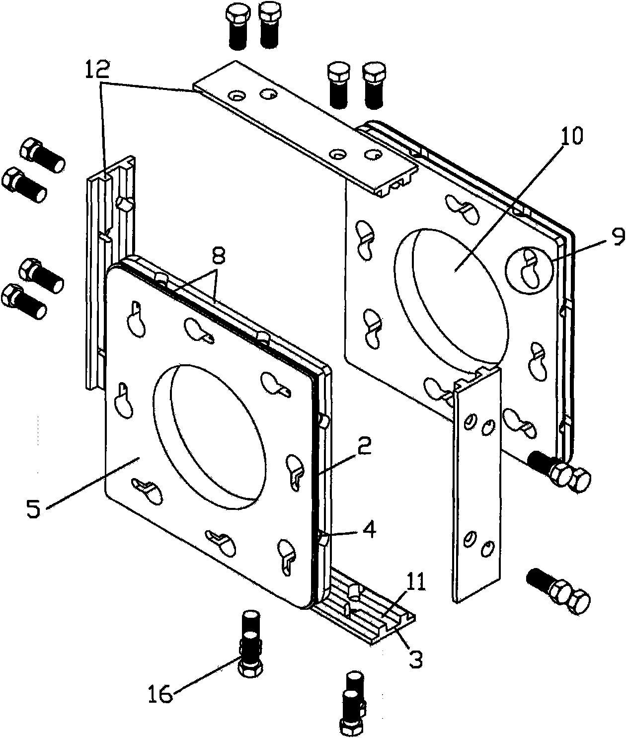 T-type groove mechanical pile extension structure for prefabricated square pile and construction method