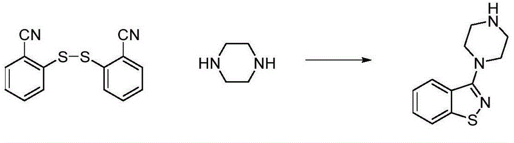 Ziprasidone key intermediate preparation method