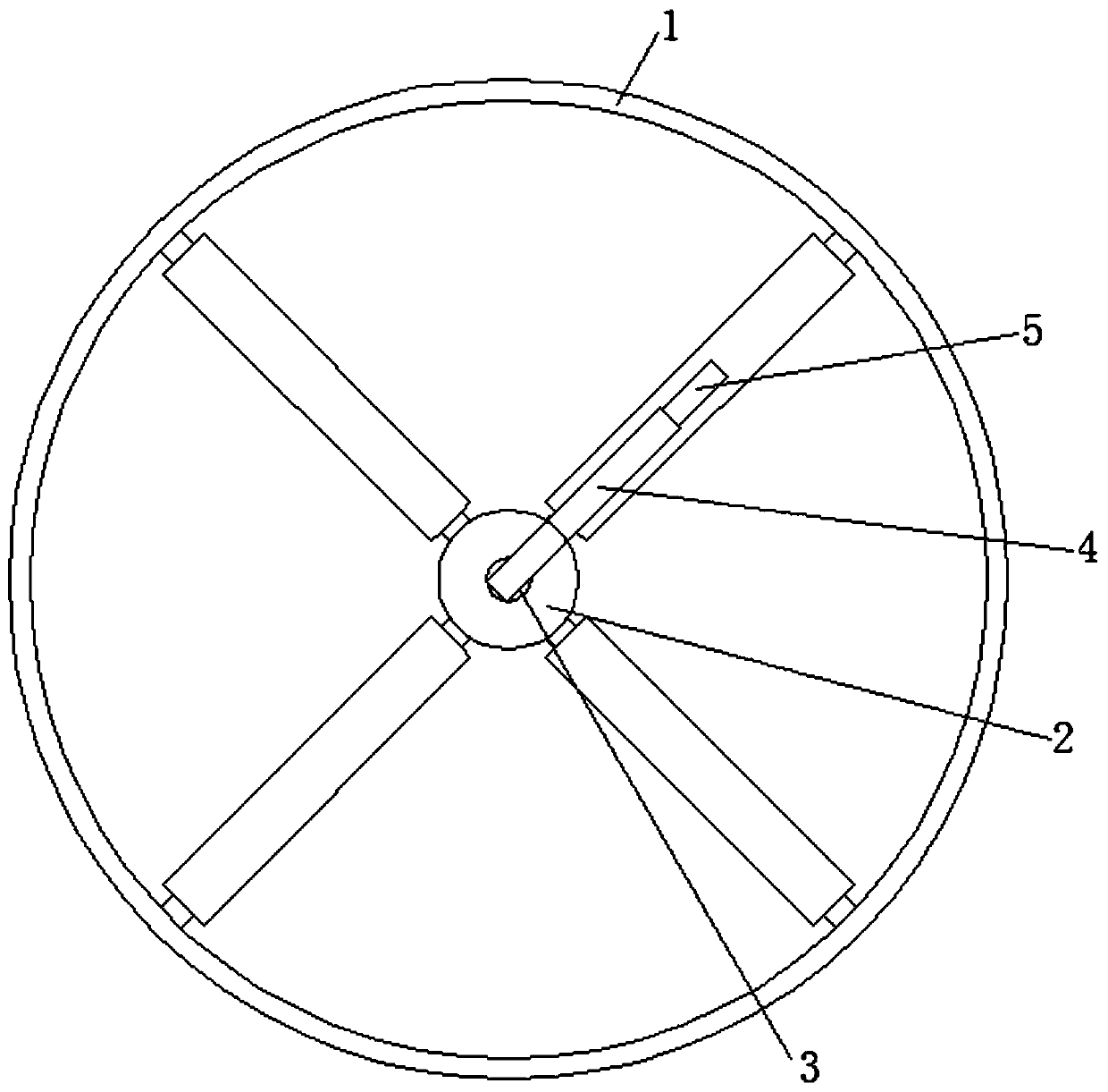 Fire hose coiling device with two types of coiling manners