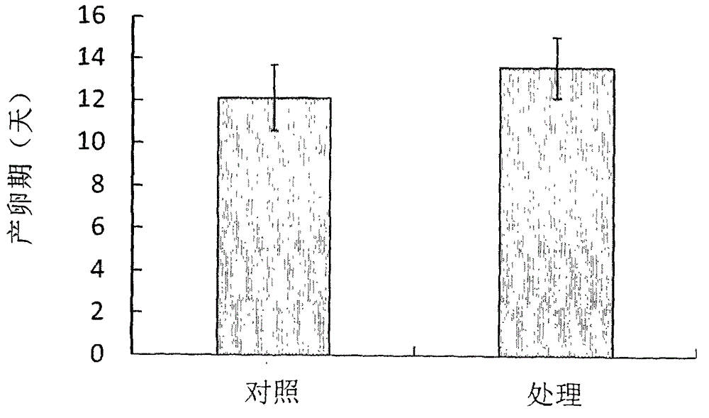 Method for improving reproductive capacity of Chrysopa septempunctata