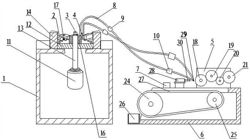 A glass-encapsulated diode detection and labeling device