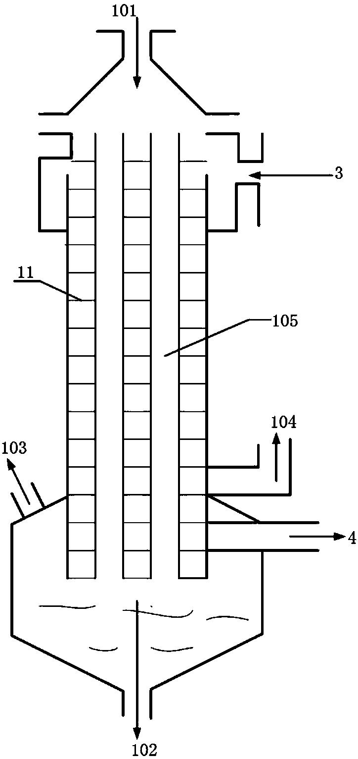 A multi-effect distillation seawater desalination system using waste heat from power stations