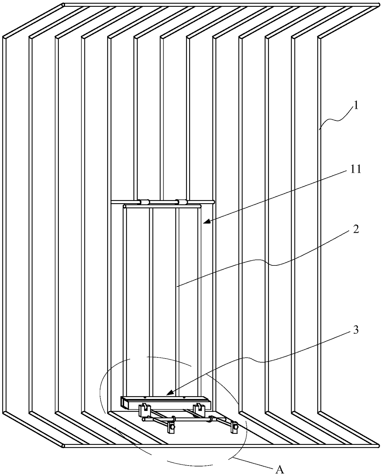 Fire safety anti-theft guardrail