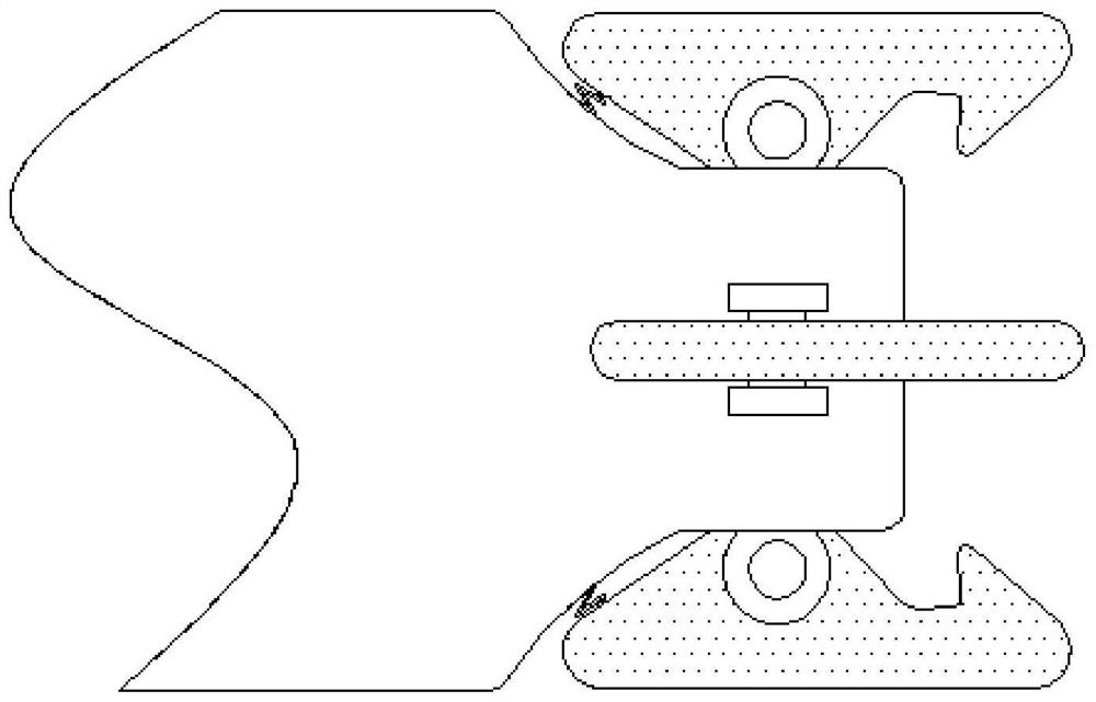 A tensioning device for spinning yarn transmission that automatically adjusts spinning yarn to prevent slack