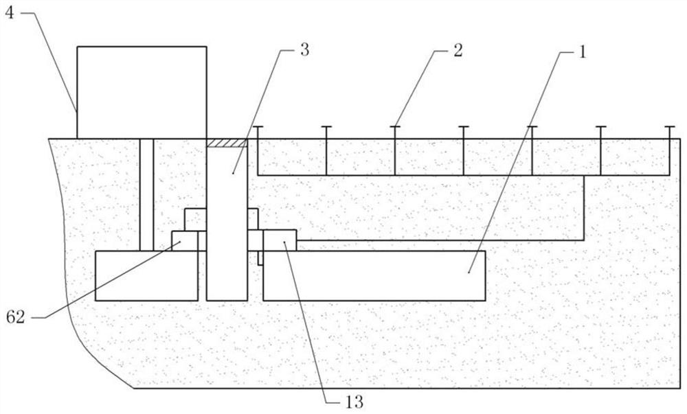 Garden irrigation water circulation system