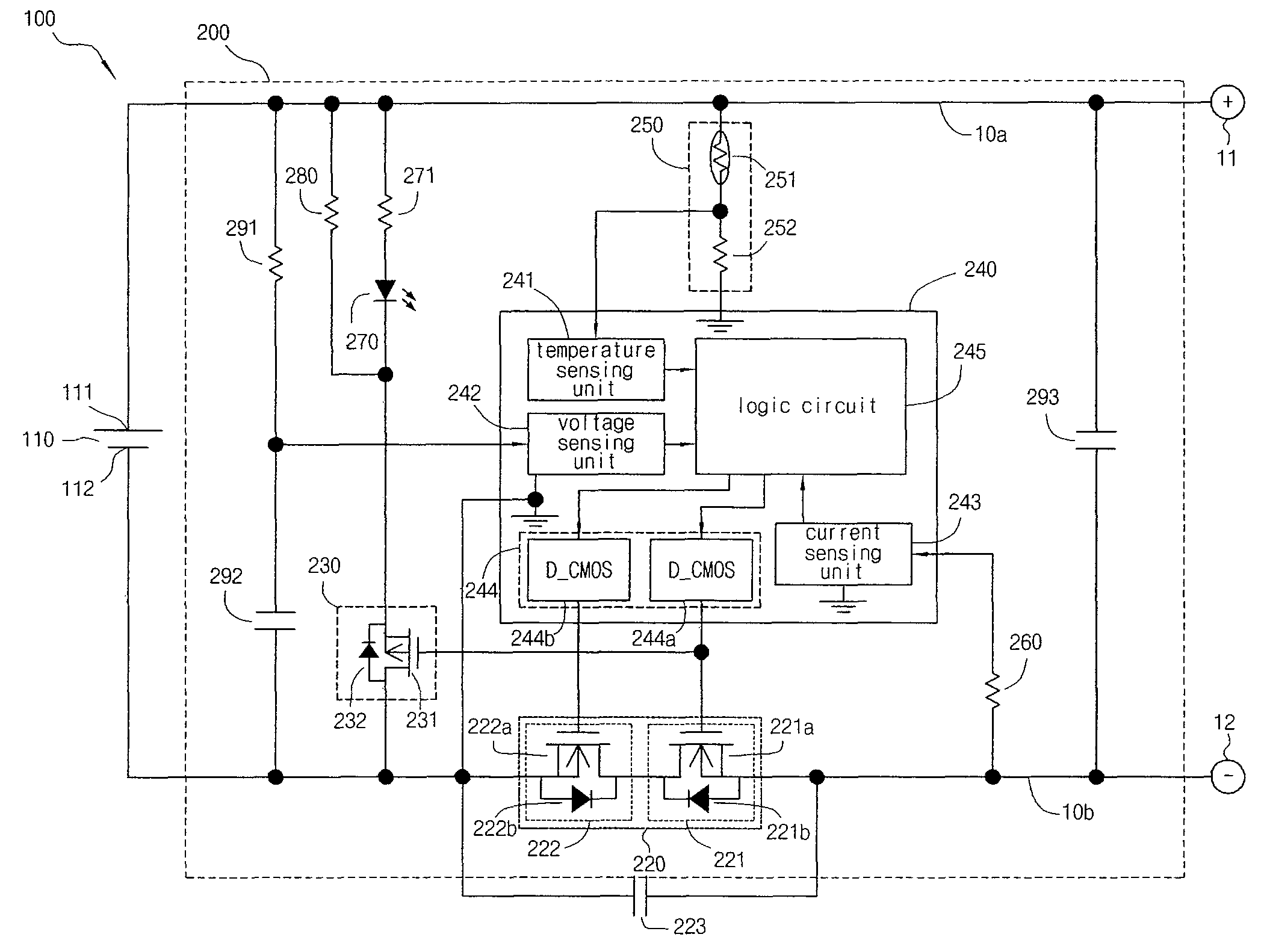 Protection circuit for battery pack and battery pack including the same