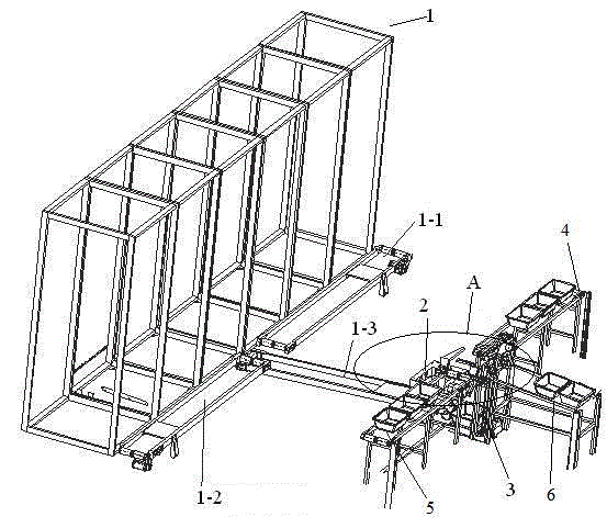 Ground sorting type intelligent medicine dispensing control system and medicine allocation process thereof