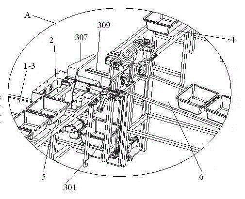 Ground sorting type intelligent medicine dispensing control system and medicine allocation process thereof