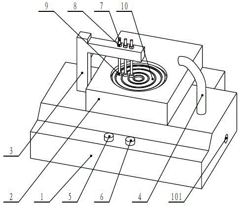 Automatic grinding machine for metallographic specimens