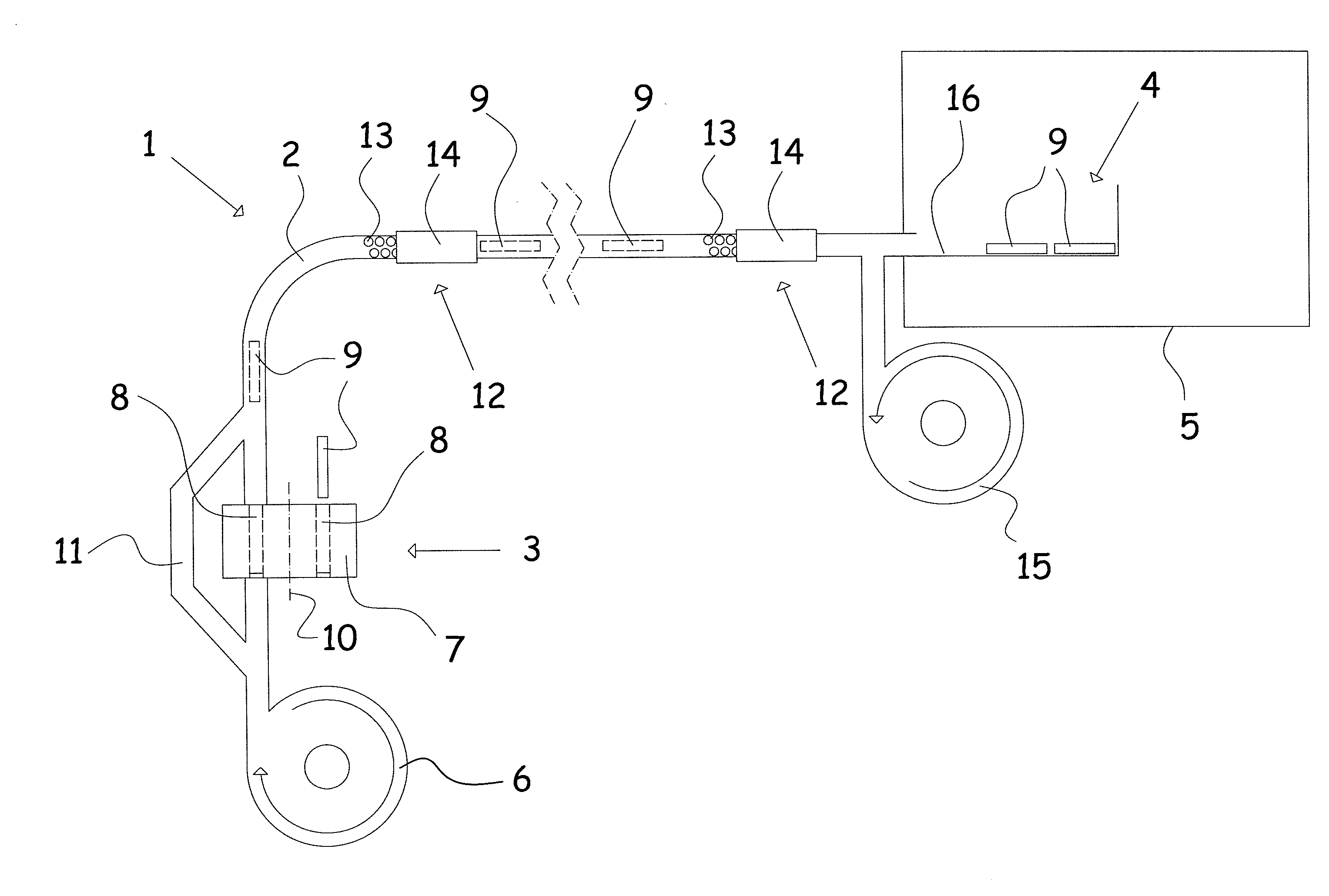 Pneumatic transport system