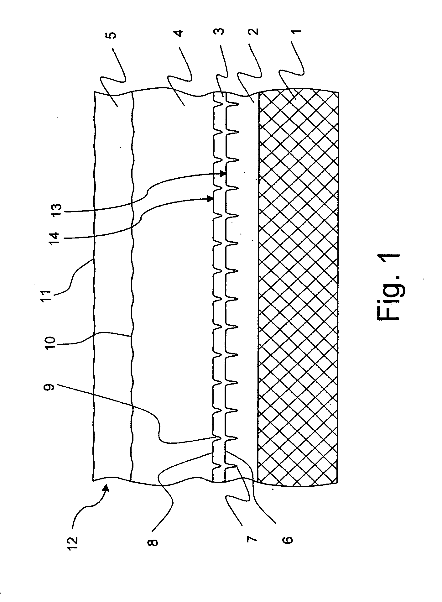 Method for producing a HTS coated conductor and HTS coated conductor with reduced losses