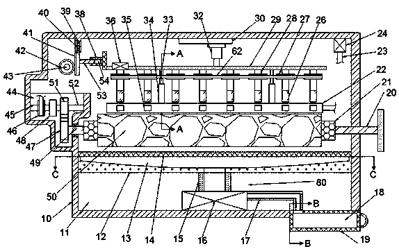 Auxiliary device used in basswood agaric culture