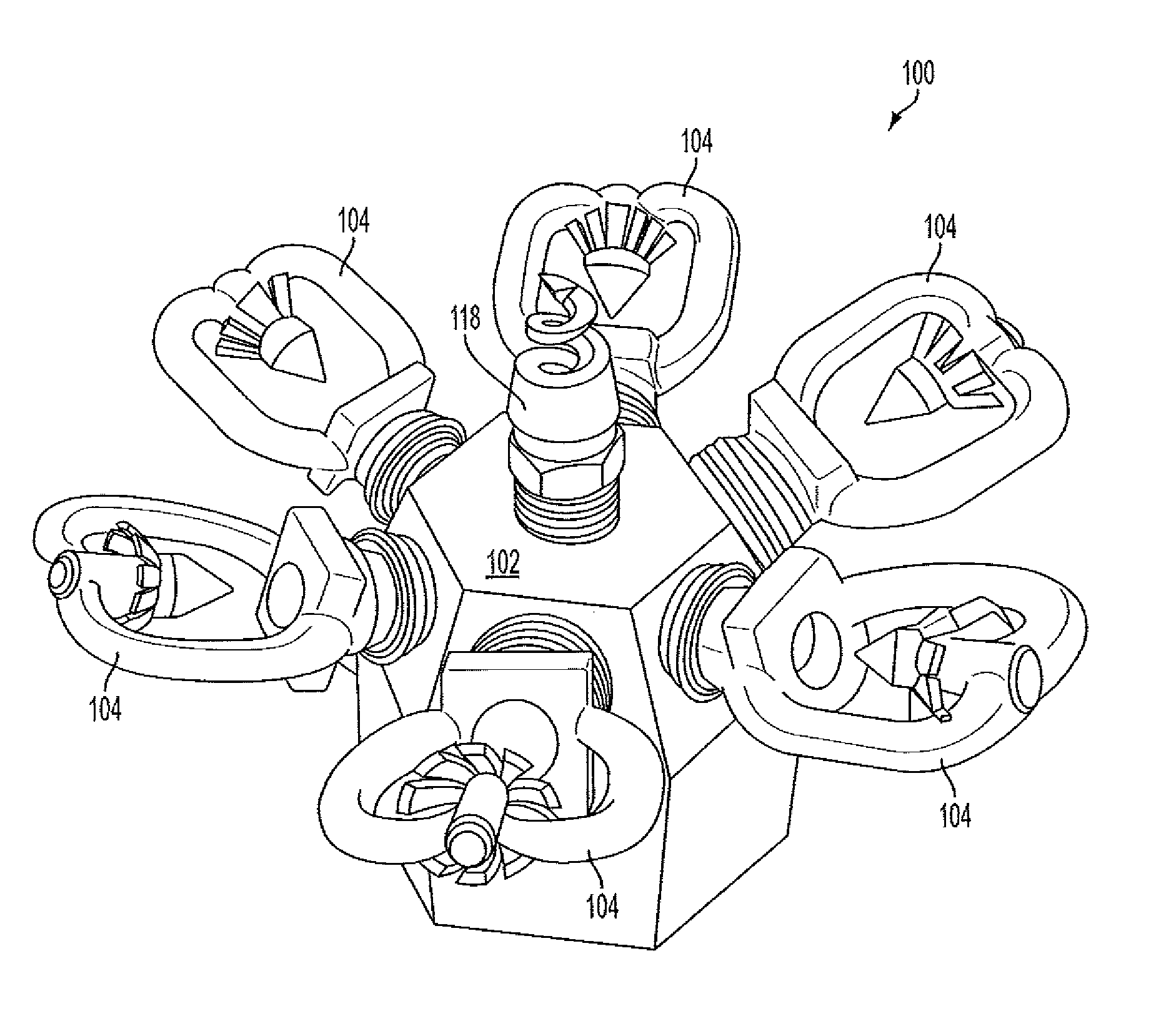 Fire suppression nozzle