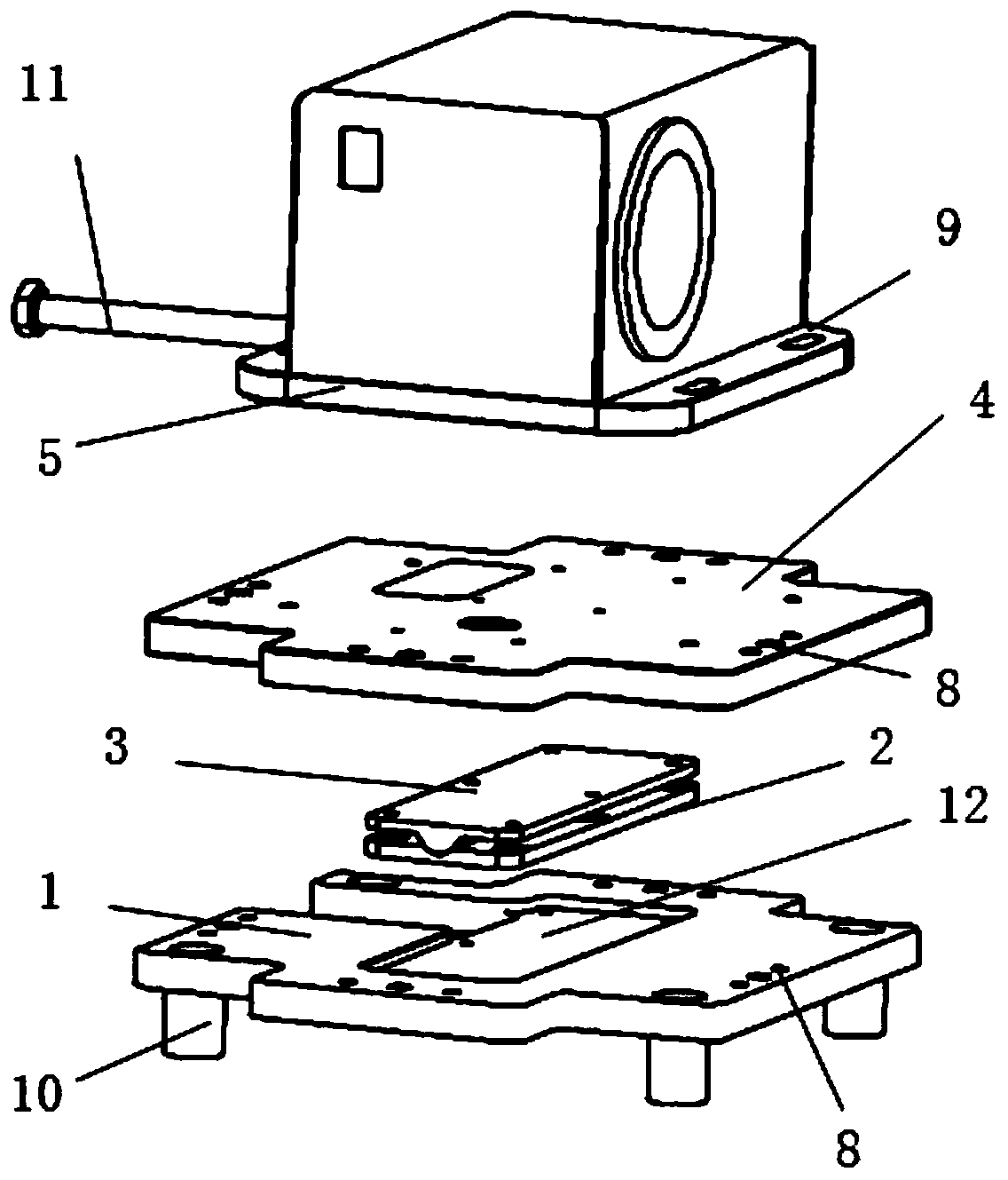 Structure used for realizing adjustable performance of light path in space