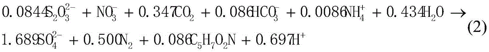 Material for removing nitrates in water by autotrophic microbe denitrification process