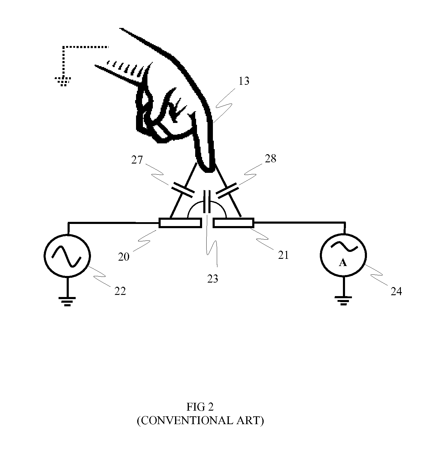 Capacitive touch panel with a ‘dual layer’ force sensor