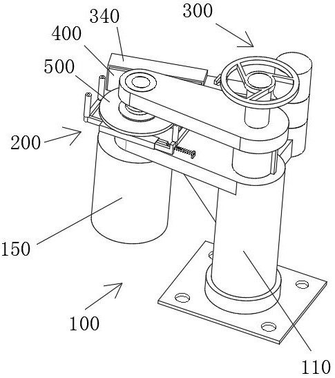 Glass round piece polishing device