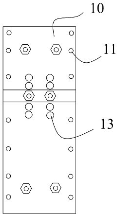 External fixing device for thoracolumbar vertebral fracture