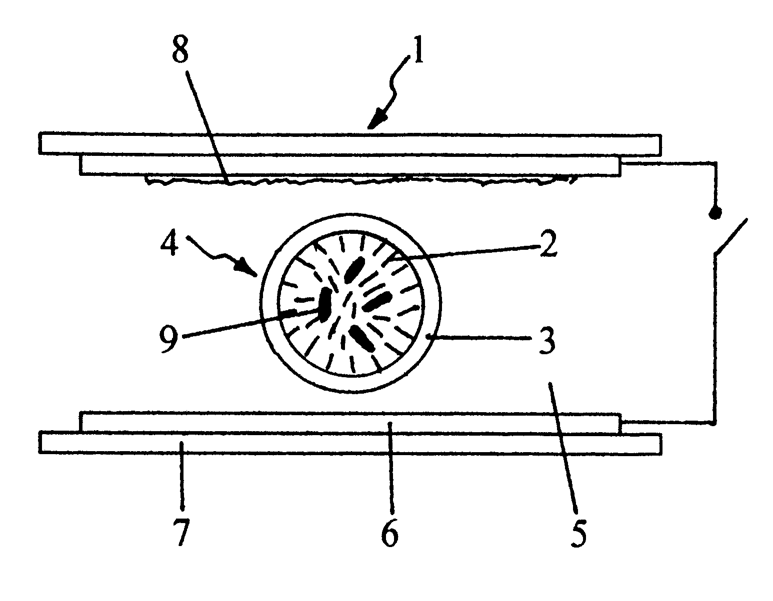 Microencapsulated liquid crystal and method