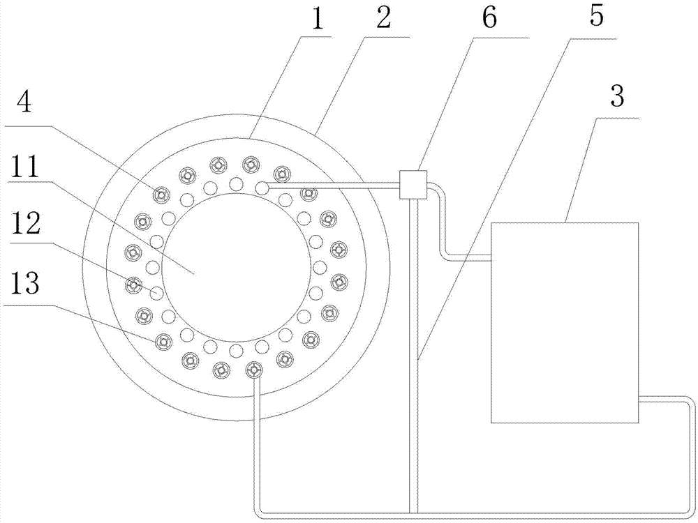 Engine water cooling device