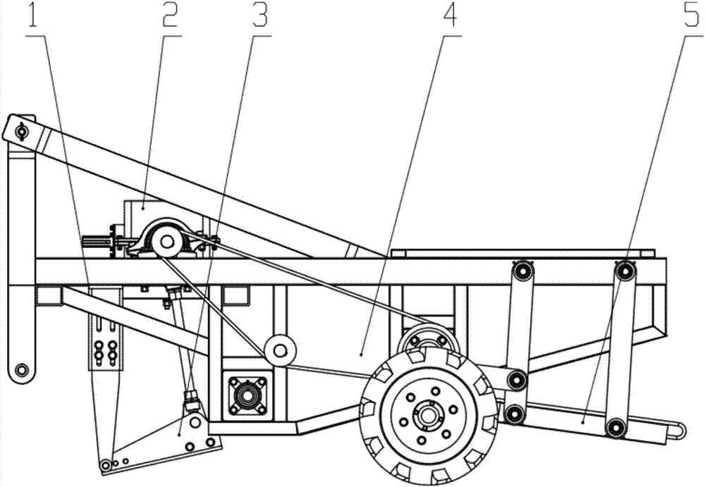 Vibratory digging harvester for winter potato