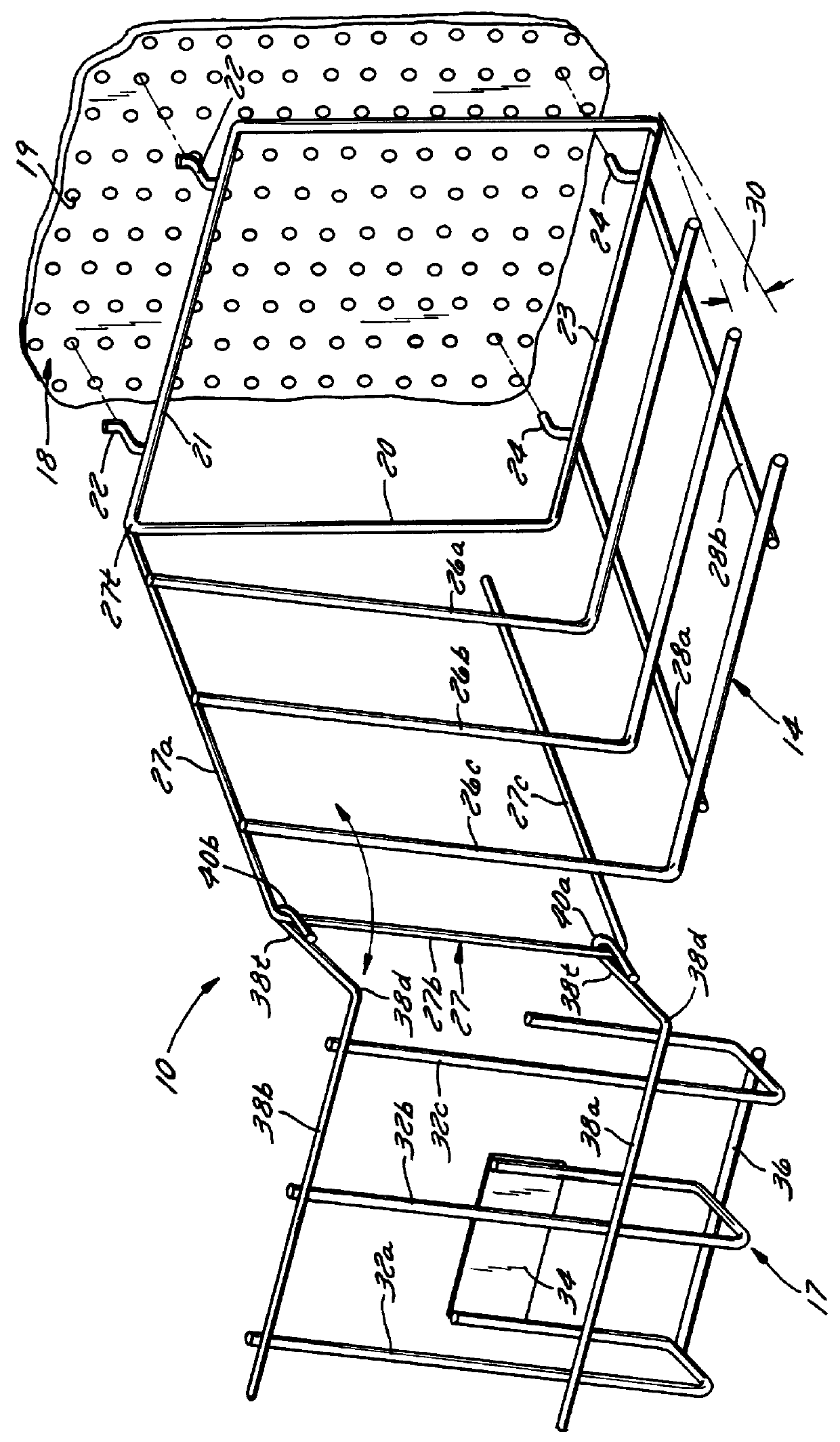 Display and storage system