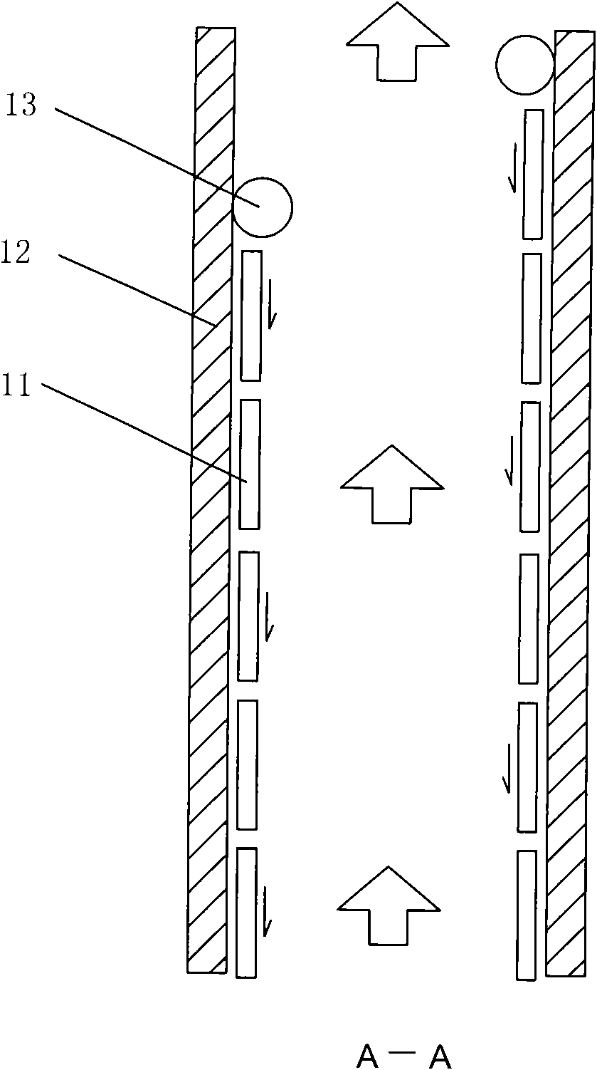 Water-cooled heat exchanger for washing-drying integral machine