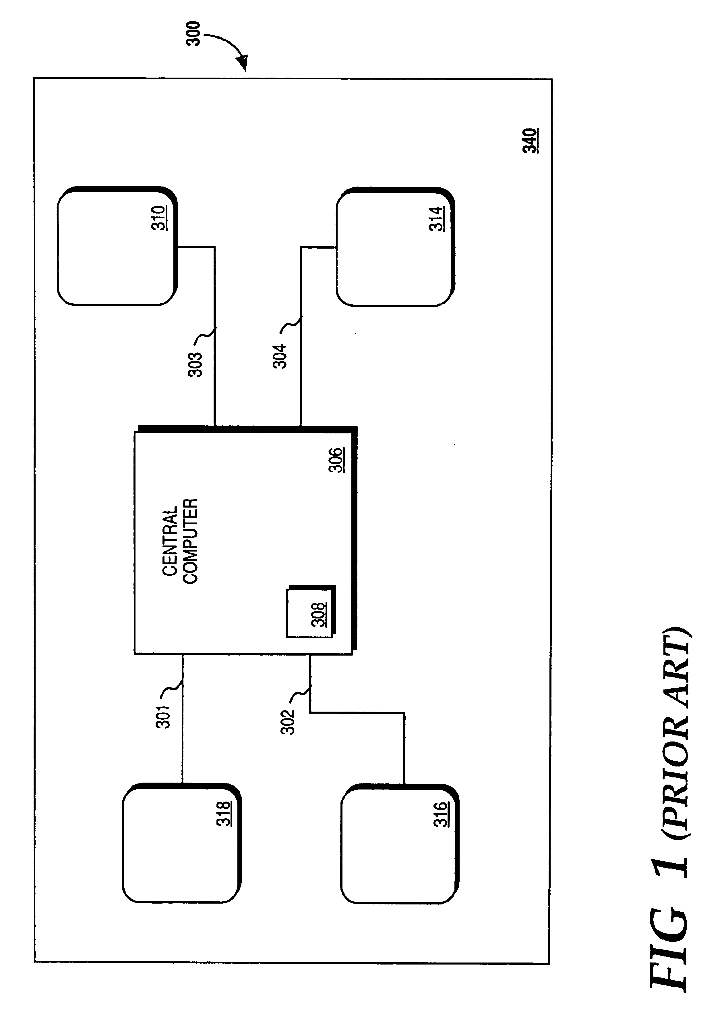 Method for automatic device monitoring by a central computer