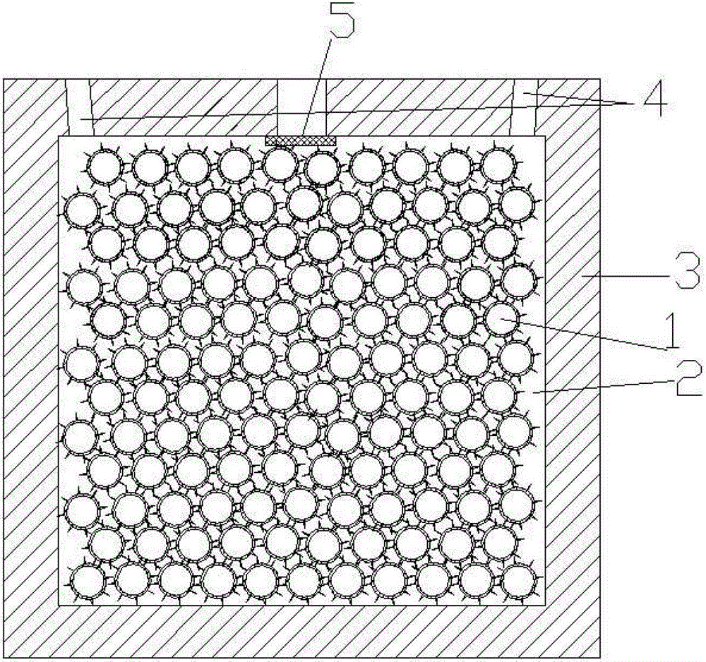 Vacuum foamed material preparation method