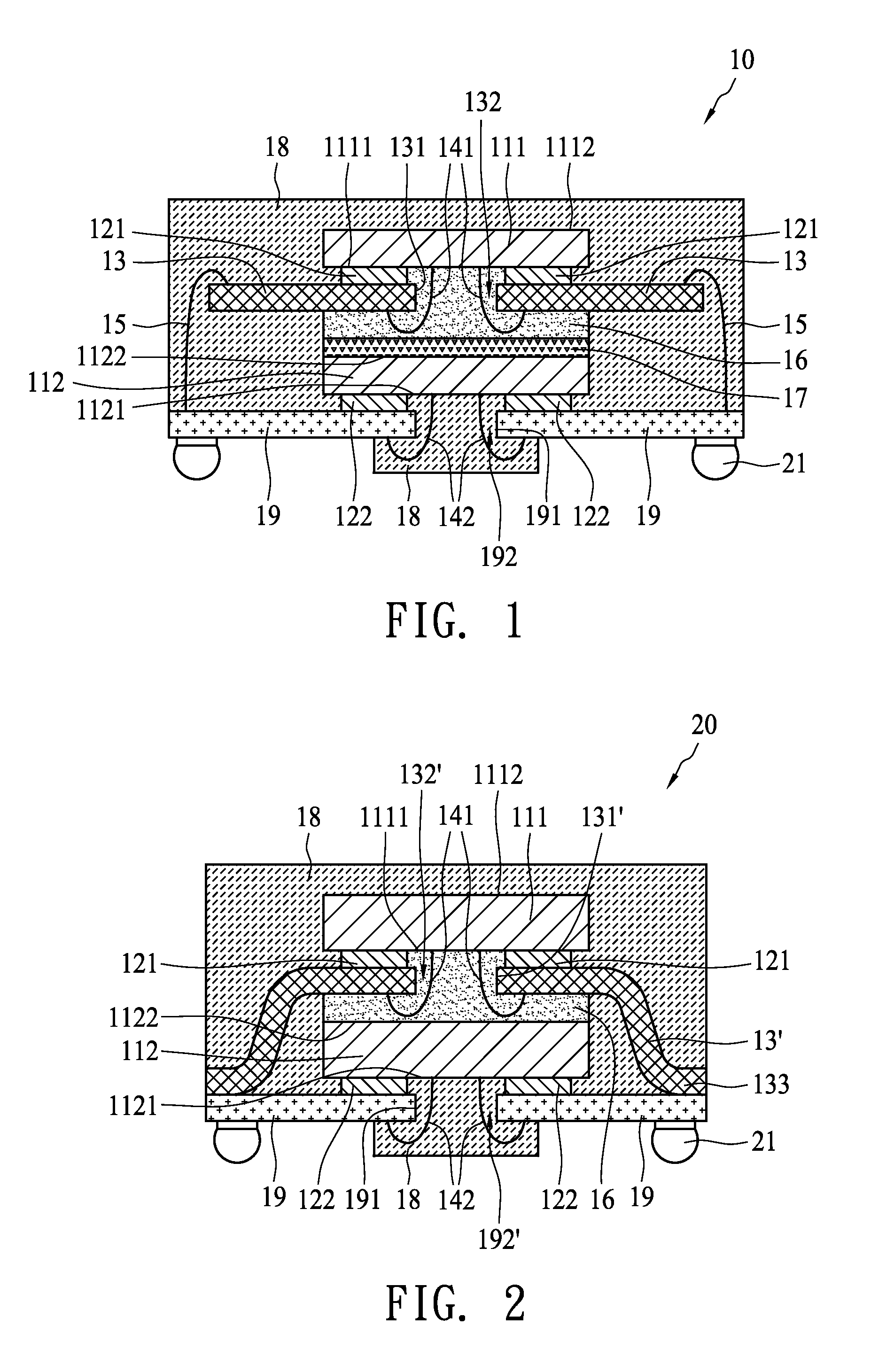 Stacked multichip package