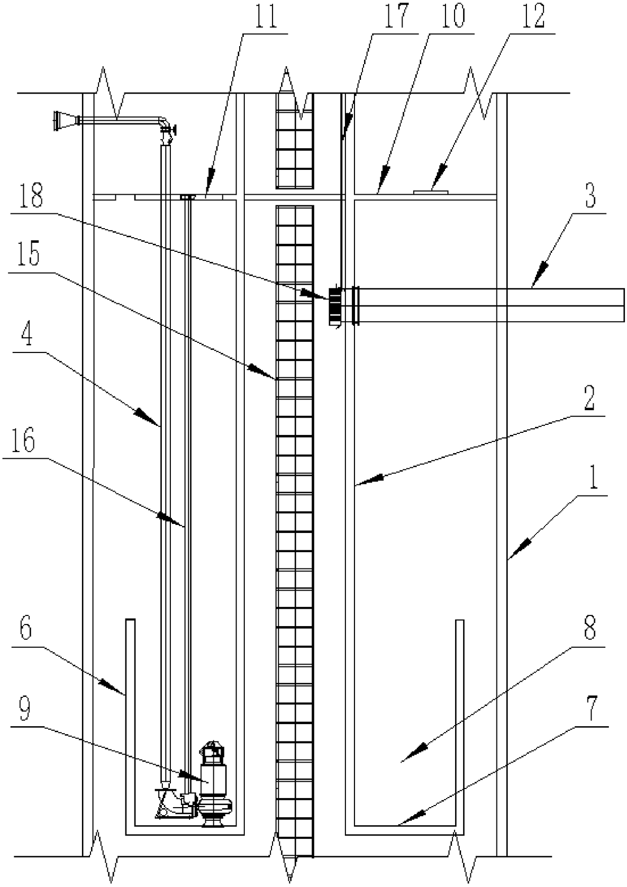 Distributed sewage pre-treatment system