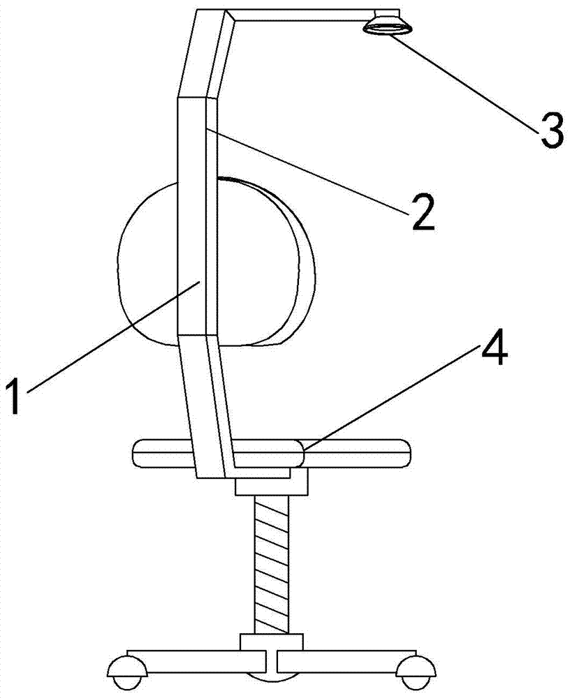 Swivel chair equipped with lamp