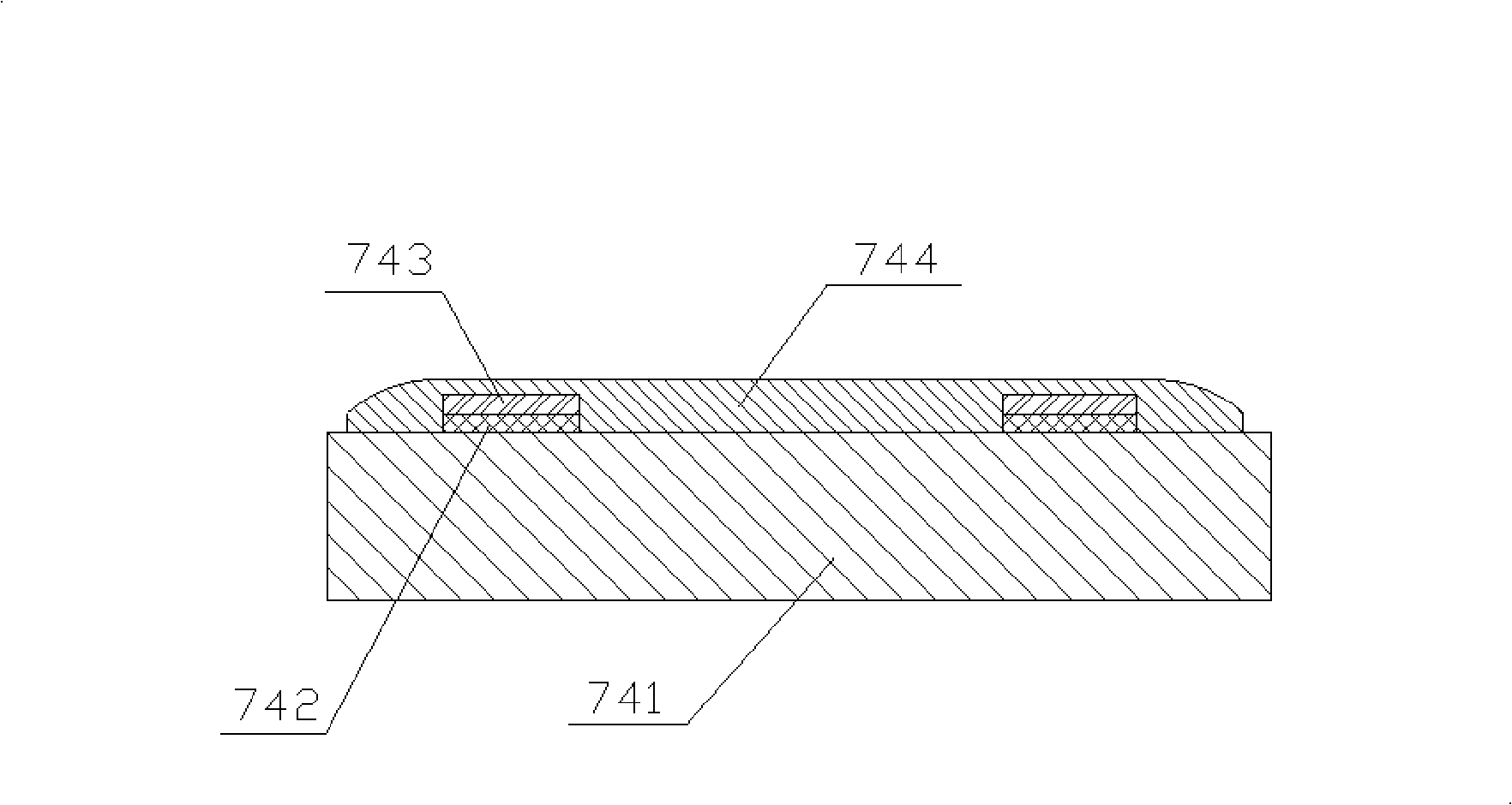 Online automatic monitoring device for hydrogen of earthquake precursor