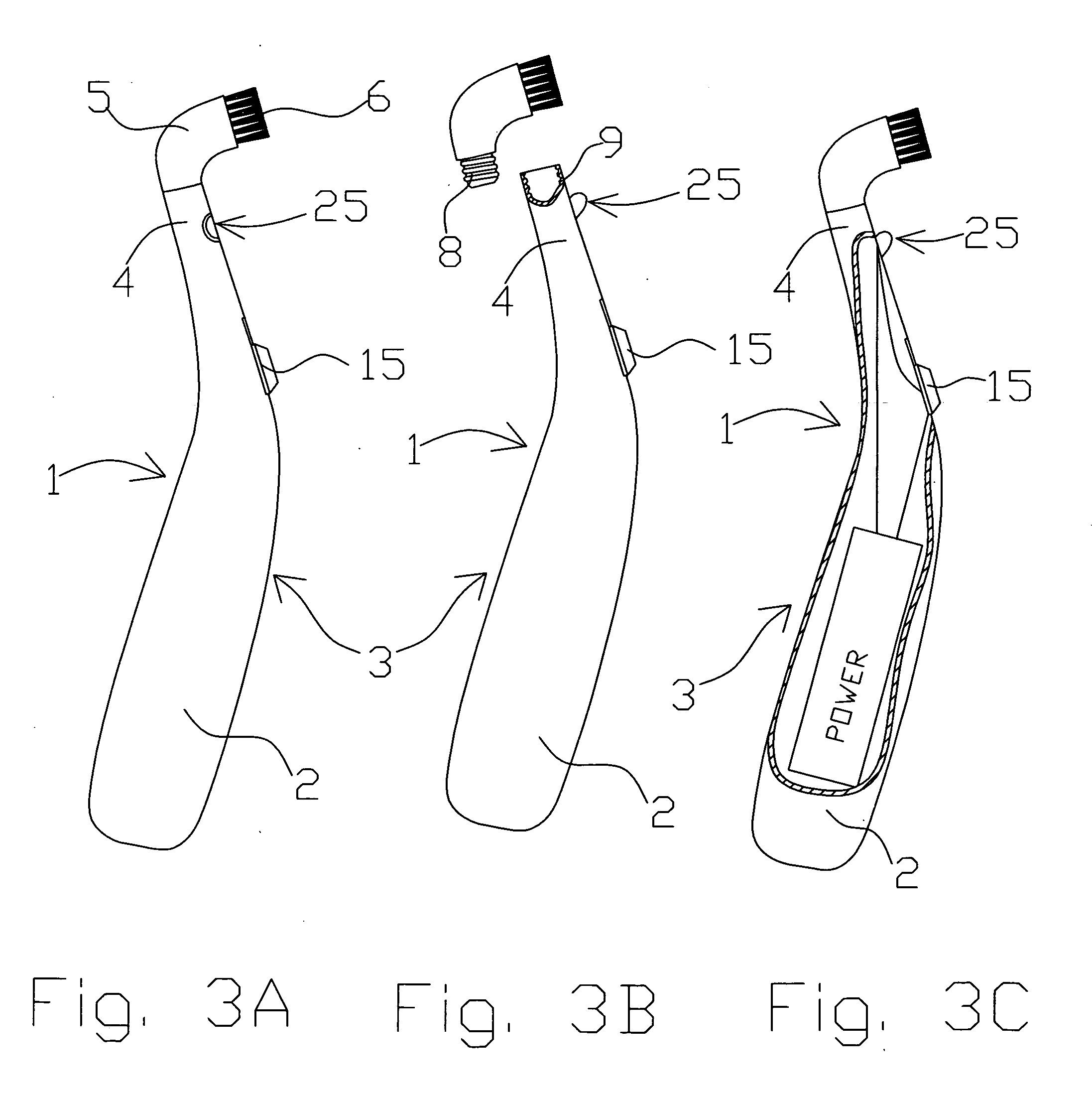 Toothbrush with light source for illuminating oral cavity