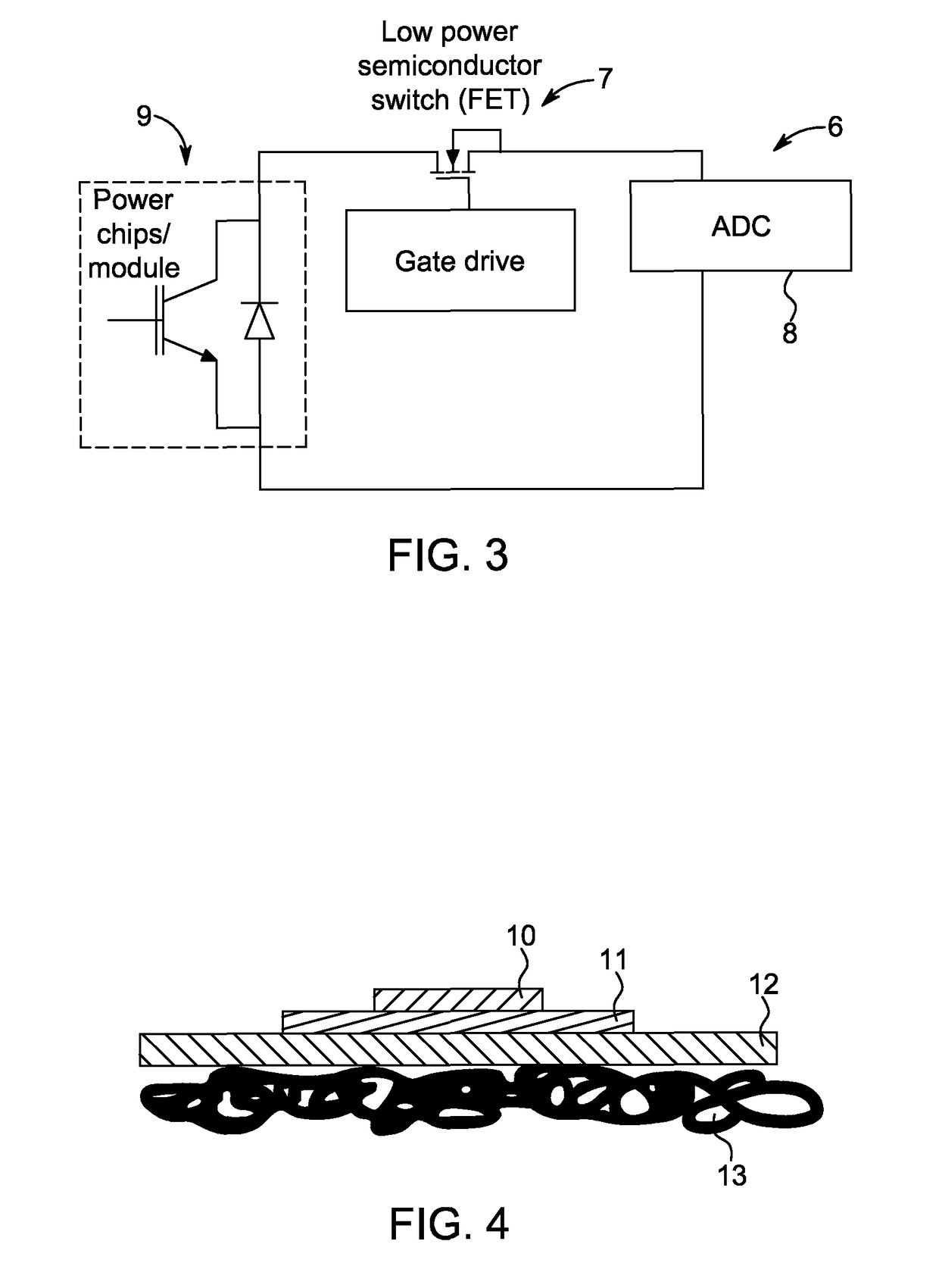 Method and apparatus for estimating the temperature of a semiconductor chip