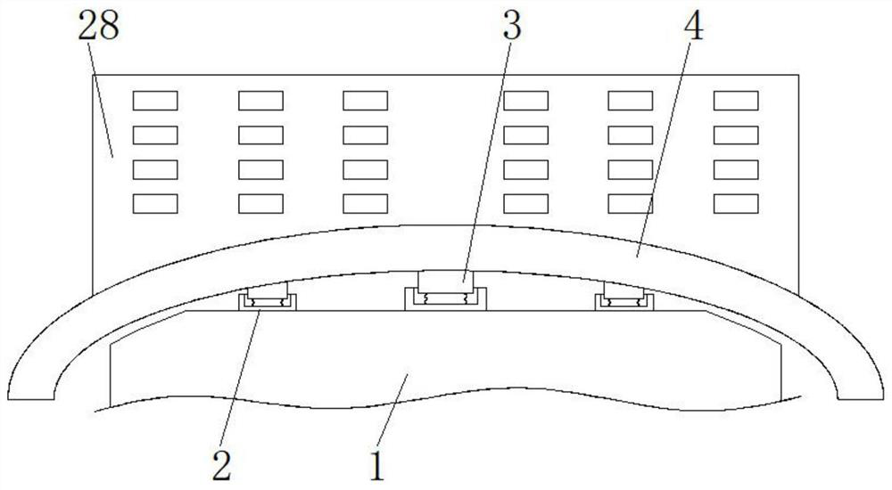 Combined telescopic arm system and engineering machine