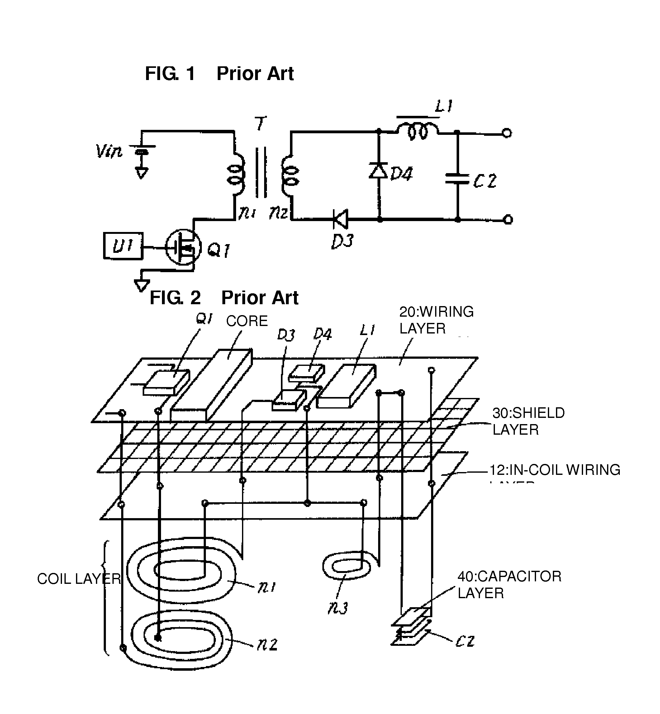 Coil-integrated switching power supply module