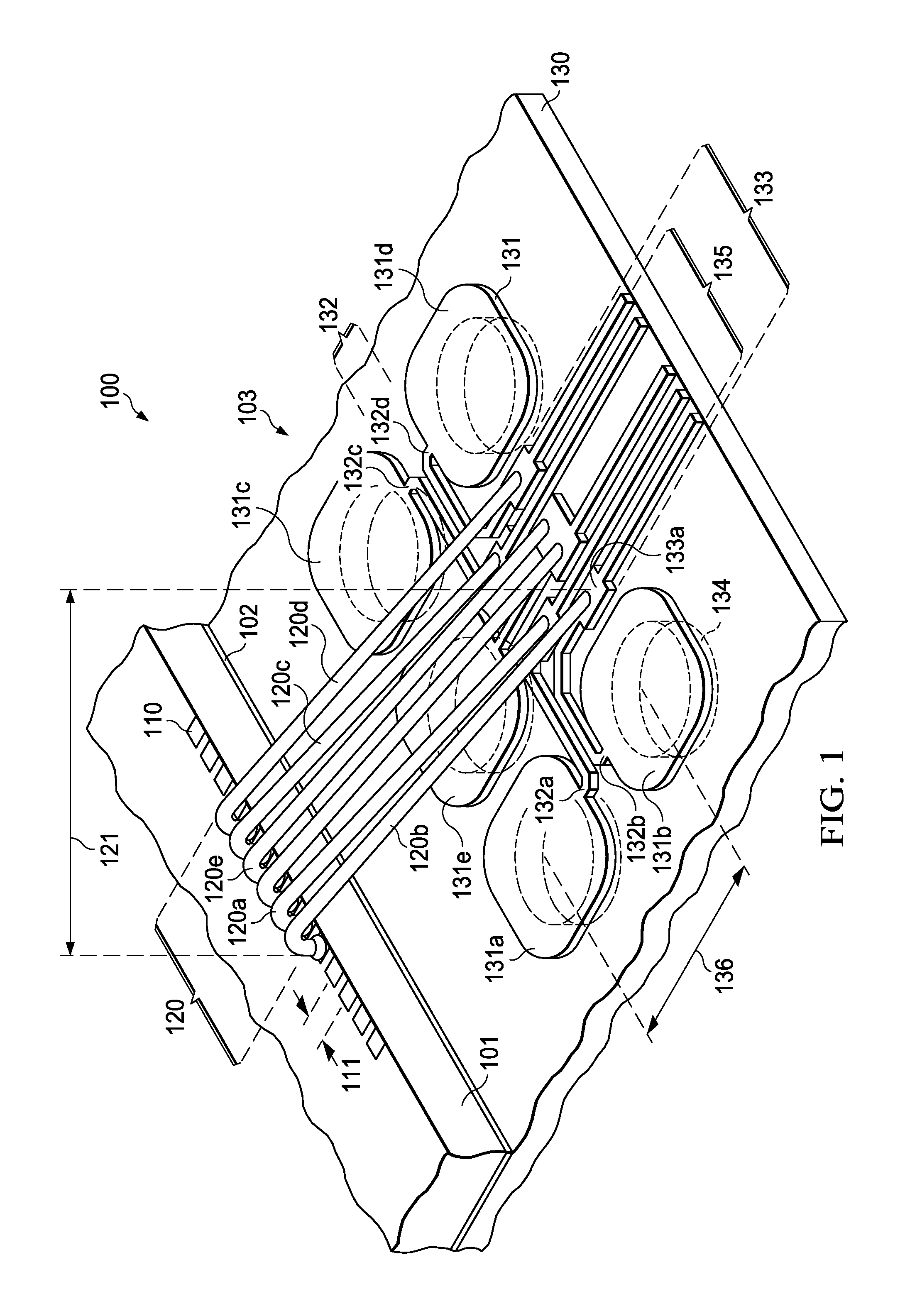 Structure for High-Speed Signal Integrity in Semiconductor Package with Single-Metal-Layer Substrate