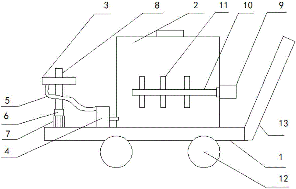 Pesticide spraying device