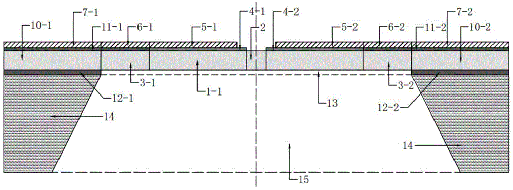 Piezoelectric type two-block cascaded micro mechanical filter