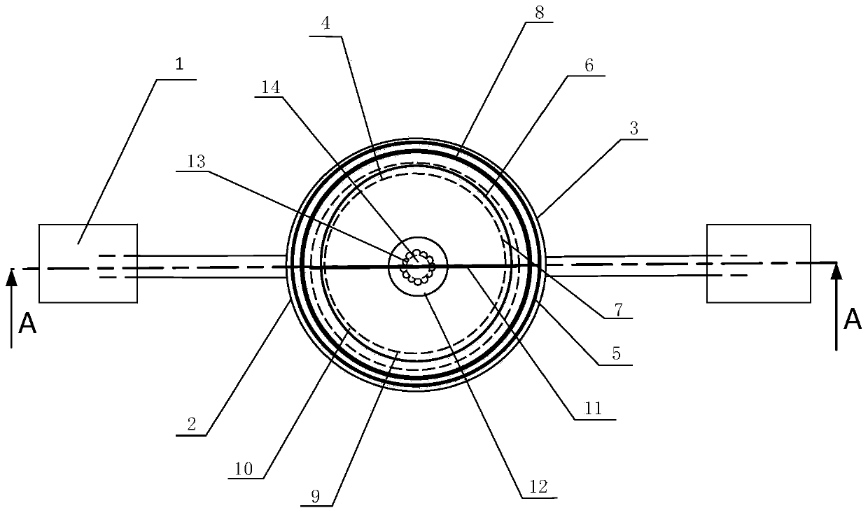 Intelligent overwater garbage classifying processing device