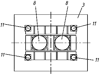 Composite material forming machine